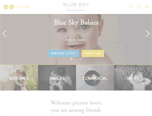 Tablet Screenshot of blueskyphotography.co.uk